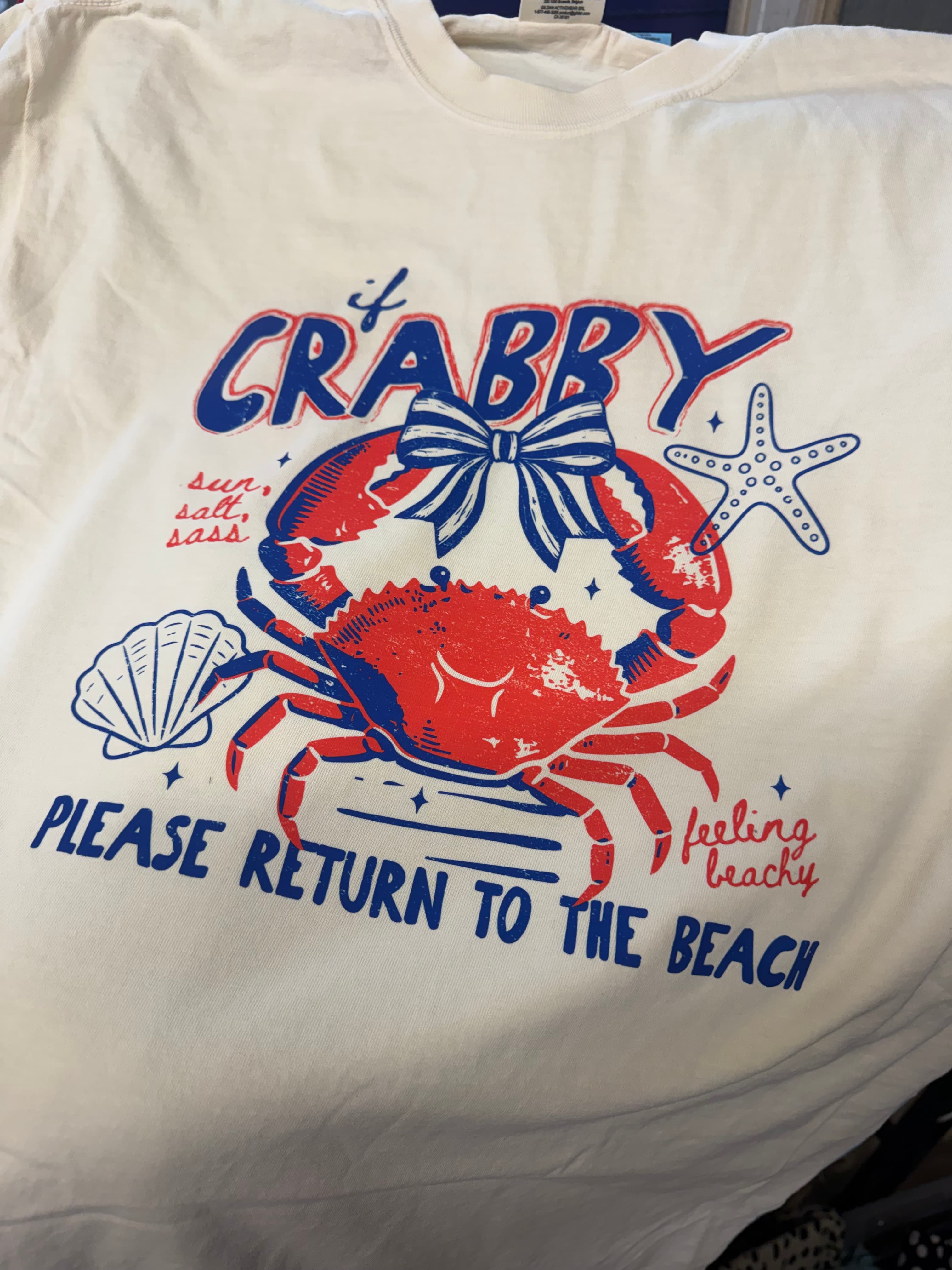 Crabby Beach Tee