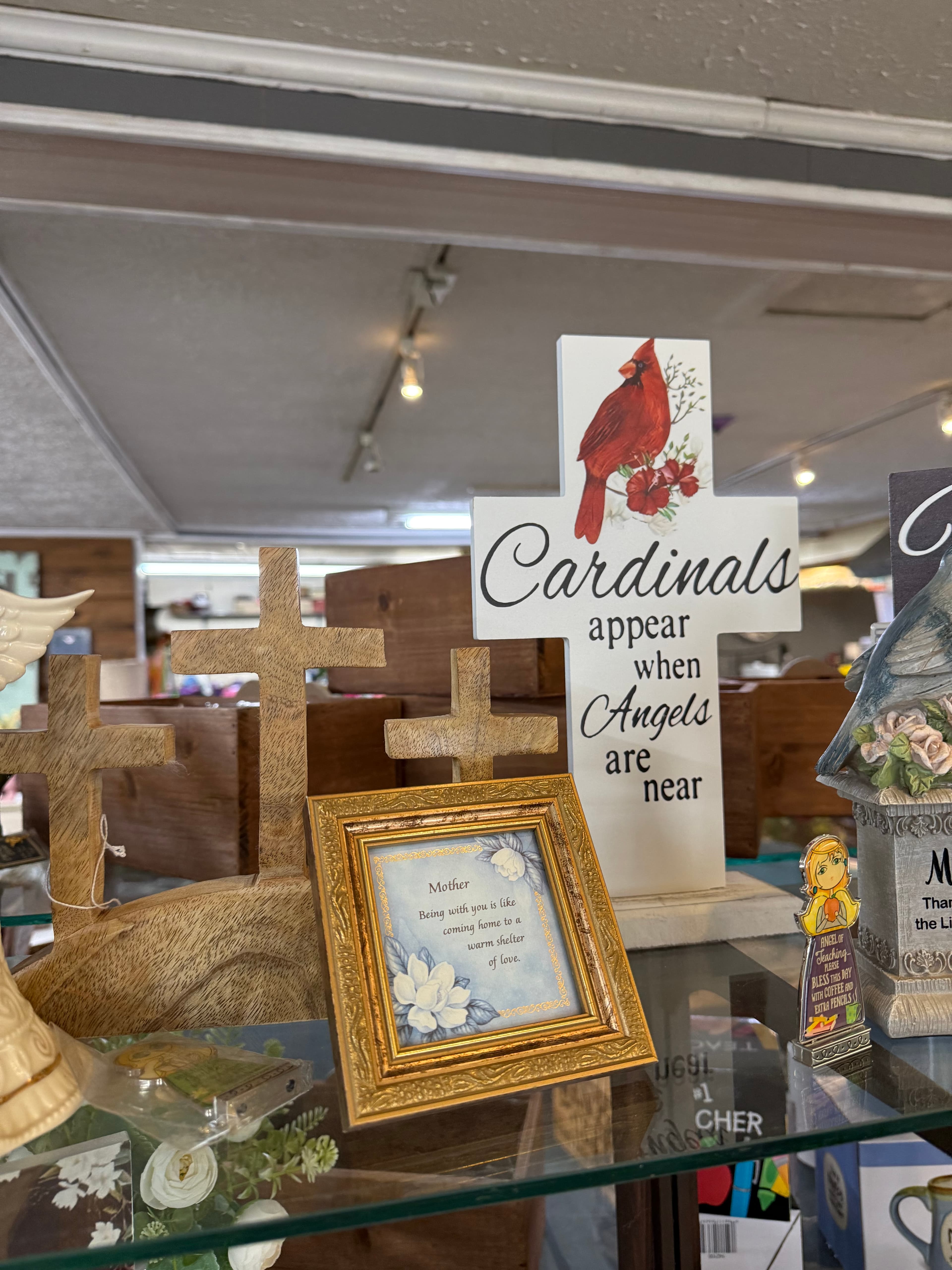 Cardinal Sign & Crosses