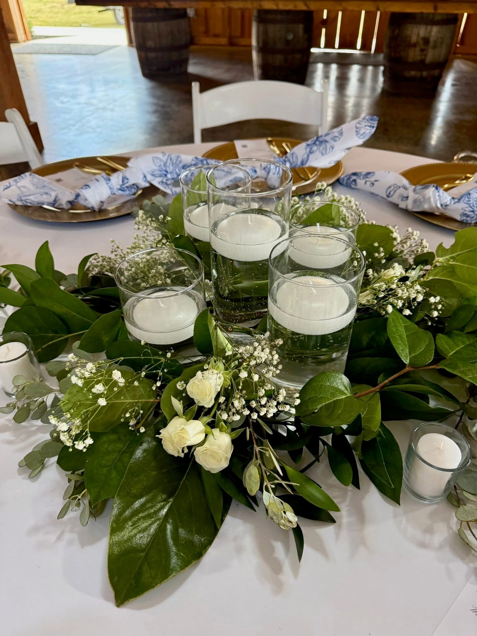 Garden Candle Centerpiece